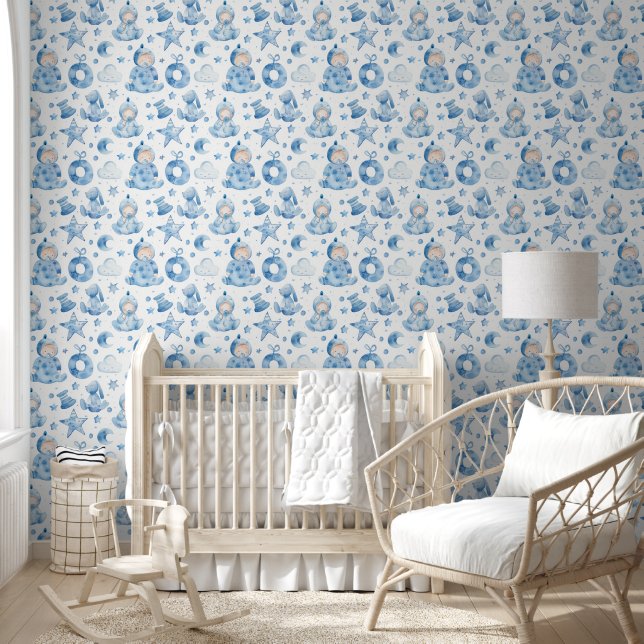 Papel Pintado Patrón de Hora de Dormir para Niño (Niños)