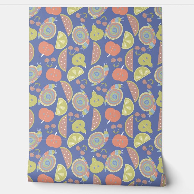 Papel Pintado patrón de humor multicolor (Desenrollar)