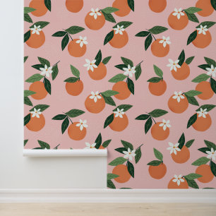 Papel Pintado Patrón de jugo de Naranja