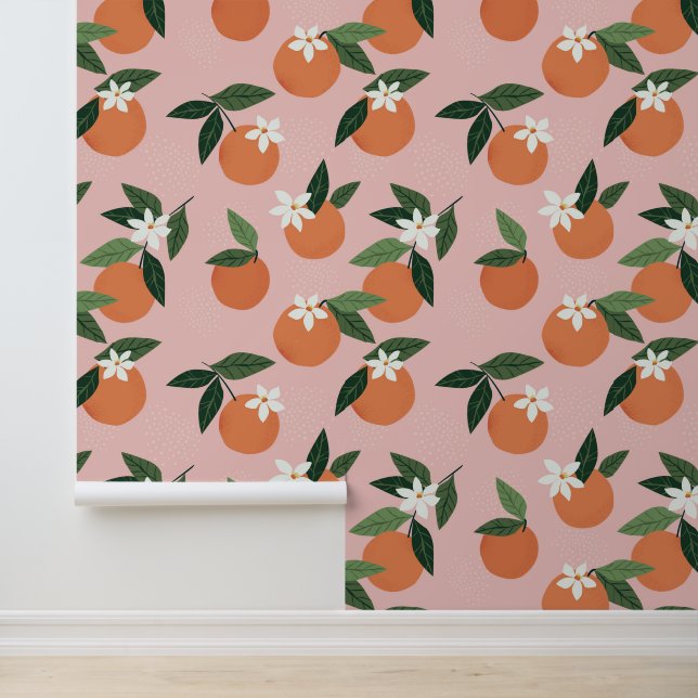 Papel Pintado Patrón de jugo de Naranja (Solicitud)