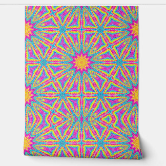 Papel Pintado Patrón de Kaleidoscopio de tinta clásica