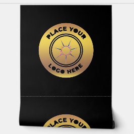 Papel Pintado Patrón de logotipo de la Compañía de Negocio Negra