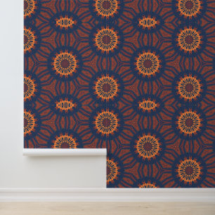 Papel Pintado Patrón de Mandala Boho Bloom