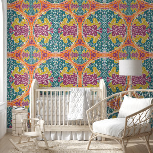 Papel Pintado Patrón de Mandala de época - Moda bohemia 1