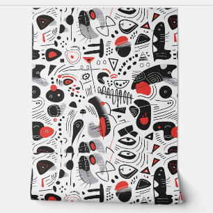 Papel Pintado Patrón de modelado abstracto