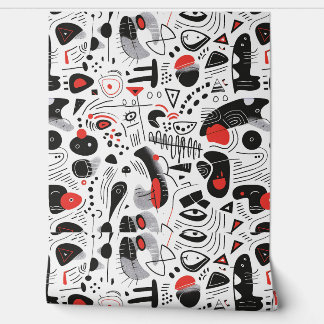 Papel Pintado Patrón de modelado abstracto