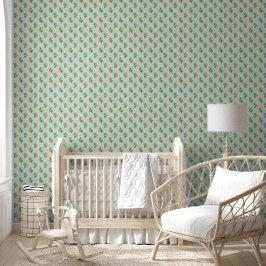 Papel Pintado Patrón de Naranja de cítricos moderno Palo de polo