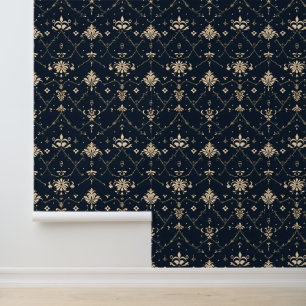 Papel Pintado Patrón de oro clásico
