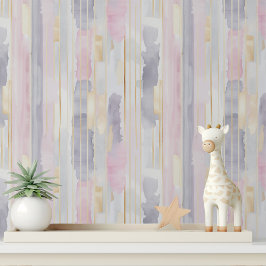 Papel Pintado Patrón de oro gris rosado del resumen de lujo mode
