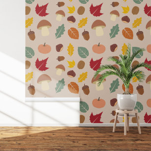 Papel Pintado Patrón de otoño