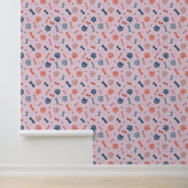 Papel Pintado patrón de perrita