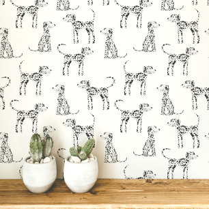 Papel Pintado Patrón de perro dálmata