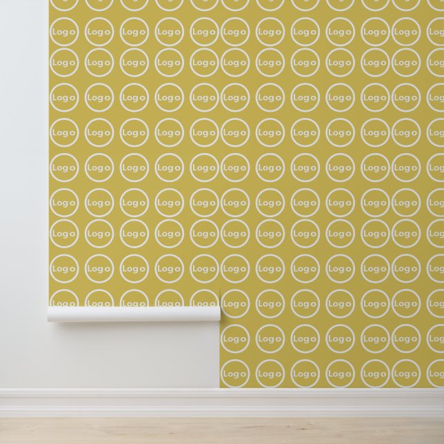 Papel Pintado Patrón de personalizable en fondo amarillo arilida (Solicitud)