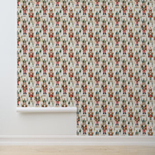 Papel Pintado Patrón de petcracker de los Navidades de baldosas