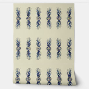Papel Pintado Patrón de piña de época