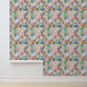 Papel Pintado Patrón de pincel diagonal vibrante