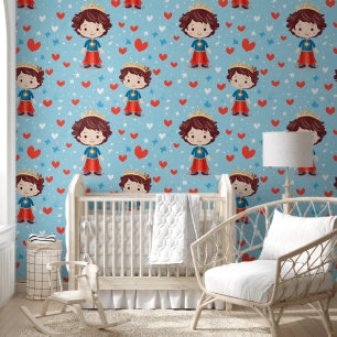 Papel Pintado Patrón de príncipe de corte