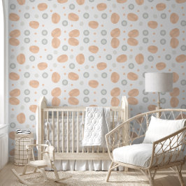 Papel Pintado Patrón de puntos sin costuras Baby Boho