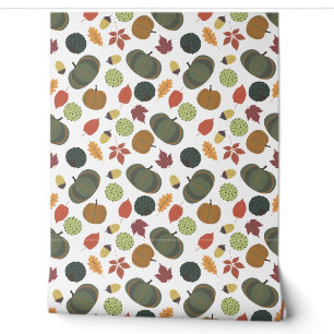 Papel Pintado patrón de pupmkins de otoño