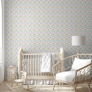 Papel Pintado Patrón de ramas y ornamentos