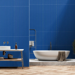 Papel Pintado Patrón de rayas azules de lapis vertical moderno