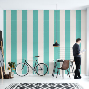 Papel Pintado Patrón de rayas estéticas