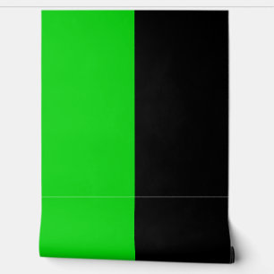 Papel Pintado Patrón de rayas grandes verticales verdes