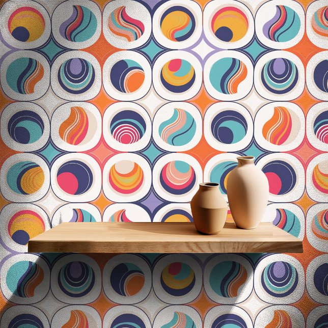 Papel Pintado Patrón de resumen geométrico de Bauhaus #2 ID1068 (Subido por el creador)
