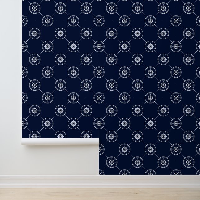 Papel Pintado Patrón De Rueda Del Capitán (Solicitud)