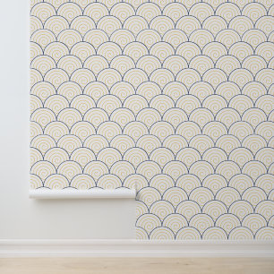 Papel Pintado Patrón de Seigaiha