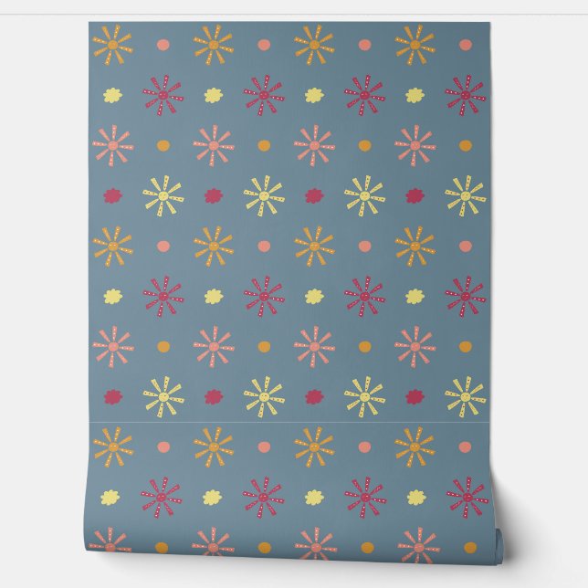 Papel Pintado patrón de sol (Desenrollar)