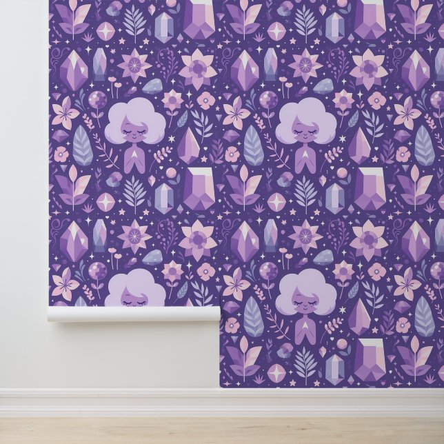 Papel Pintado Patrón de sueños de cristal (Solicitud)