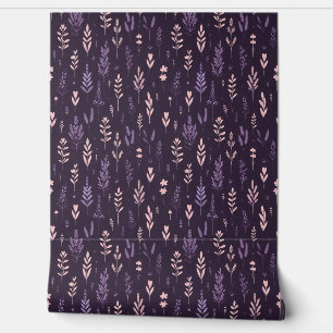 Papel Pintado Patrón de sueños de lavanda