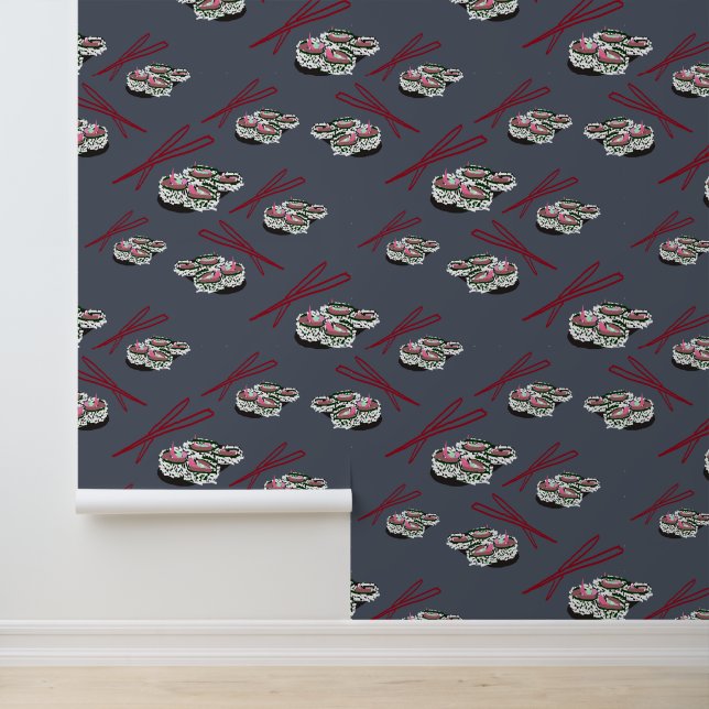 Papel Pintado Patrón de sushi (Solicitud)