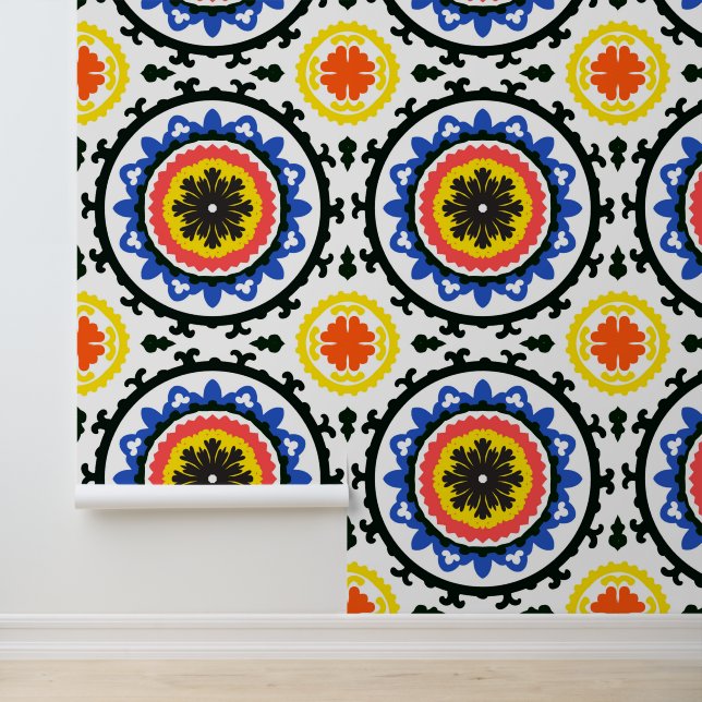 Papel Pintado Patrón de Suzani (Solicitud)
