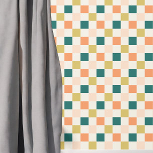 Papel Pintado Patrón de tablero de verificación retro