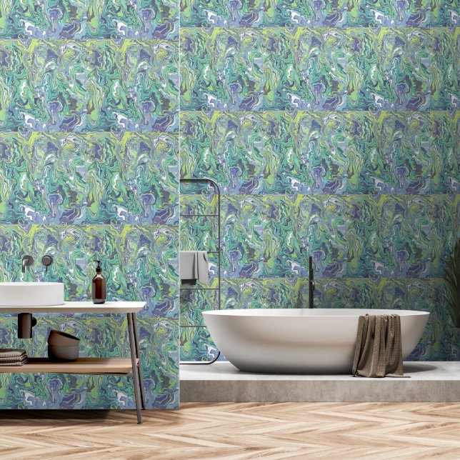 Papel Pintado Patrón de textura de mármol lindo   (Baño)