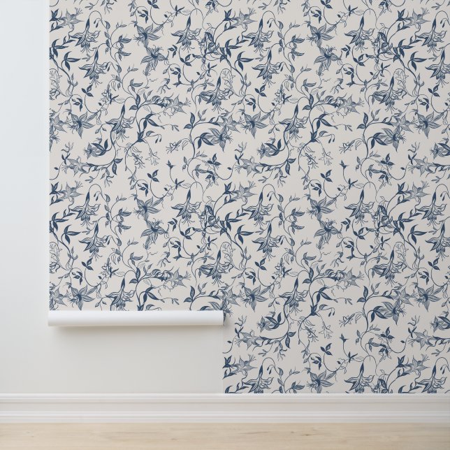 Papel Pintado Patrón De Toile De Jouy (Solicitud)