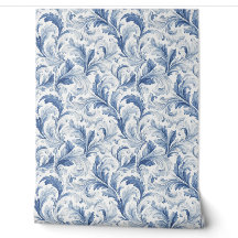 Patrón de Toile de País Francés Azul