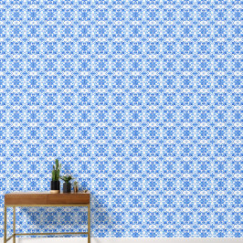 Papel Pintado Patrón de Toile Francés Azul
