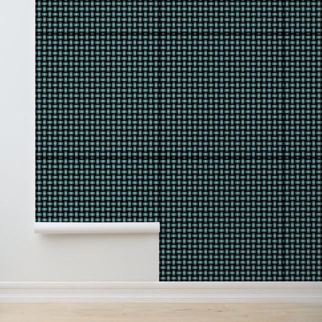 Papel Pintado Patrón de trapo negro azul (Solicitud)