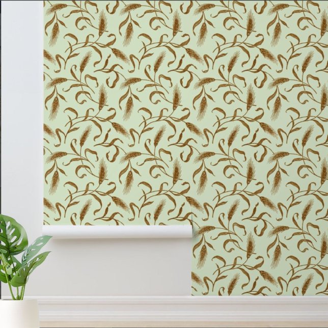 Papel Pintado Patrón de trigo de la época 1905 (Subido por el creador)