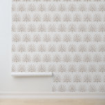 Papel Pintado Patrón de ventilador moderno de época<br><div class="desc">Un bonito patrón de ventilador en azul y verde,  diseño de papel pintado de pelos y palos,  en tonos neutros,  con un ambiente moderno vintage. Colores de tierra. Perfecto para todas las temporadas. Para cualquier habitación o pared de acento.</div>