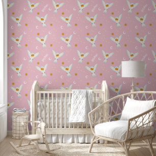 Papel Pintado Patrón del Solsticio Hedwig Pink