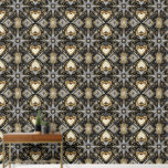 Papel Pintado Patrón elegante de estrellas de estilo Art Deco ne<br><div class="desc">Patrón retro de oro negro y blanco y crema elegante art deco star. El papel pintado extraíble es perfecto para apartamentos, alquileres y viviendas a corto plazo. El papel pintado Peel and stick te permite mejorar tu decoración de hogar en el espacio y personalizar tu casa de alquiler con tu...</div>
