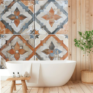 Papel Pintado Patrón elegante de mosaico marroquí