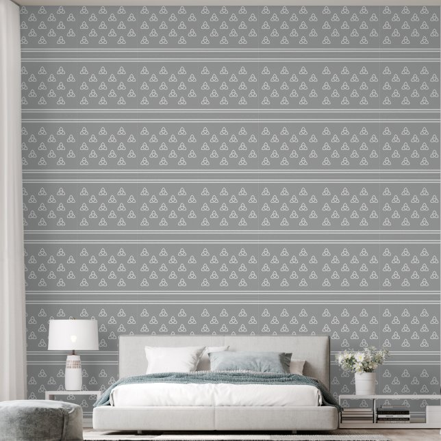 Papel Pintado Patrón elegante de símbolos moderno (Dormitorio)