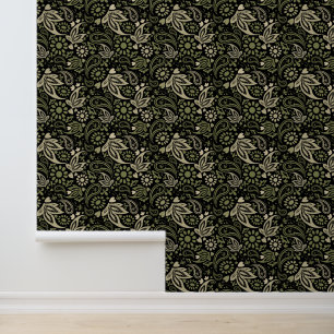 Papel Pintado Patrón étnico boho escandinavo