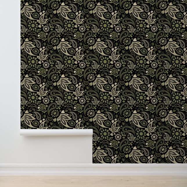 Papel Pintado Patrón étnico boho escandinavo (Solicitud)
