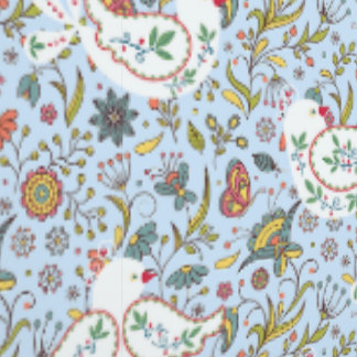 Papel Pintado Patrón étnico con aves